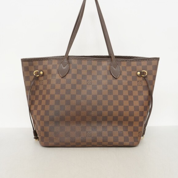 LOUIS VUITTON Brown Damier Neverfull MM Tote Bag - Picture 16 of 16